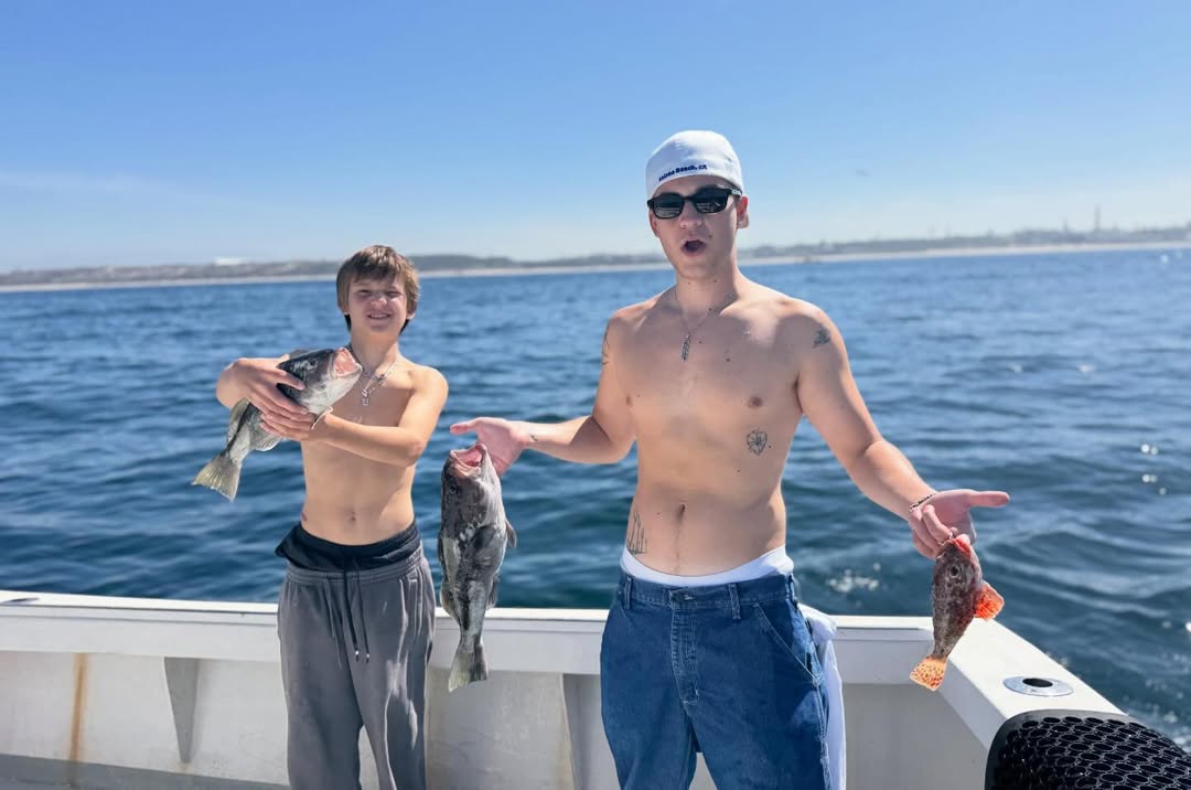 Сыновья Кейт Бингем и Райдер